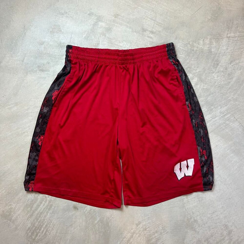 Unbranded Men's Red and Burgundy Shorts